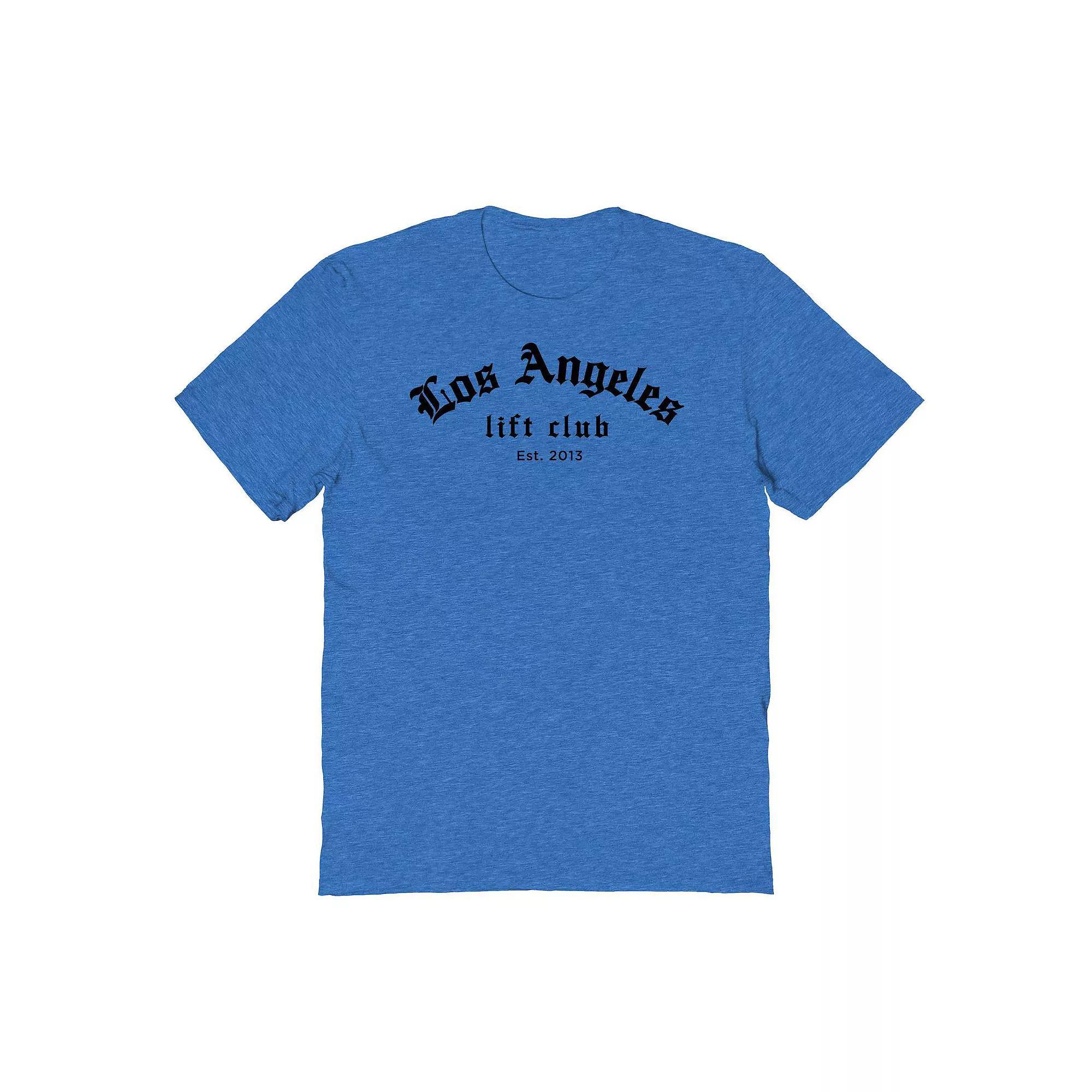 Men's COLAB89 by Threadless Los Angeles Travel Father's Day Graphic Tee, Size: XXL, Grey Royal Product Image
