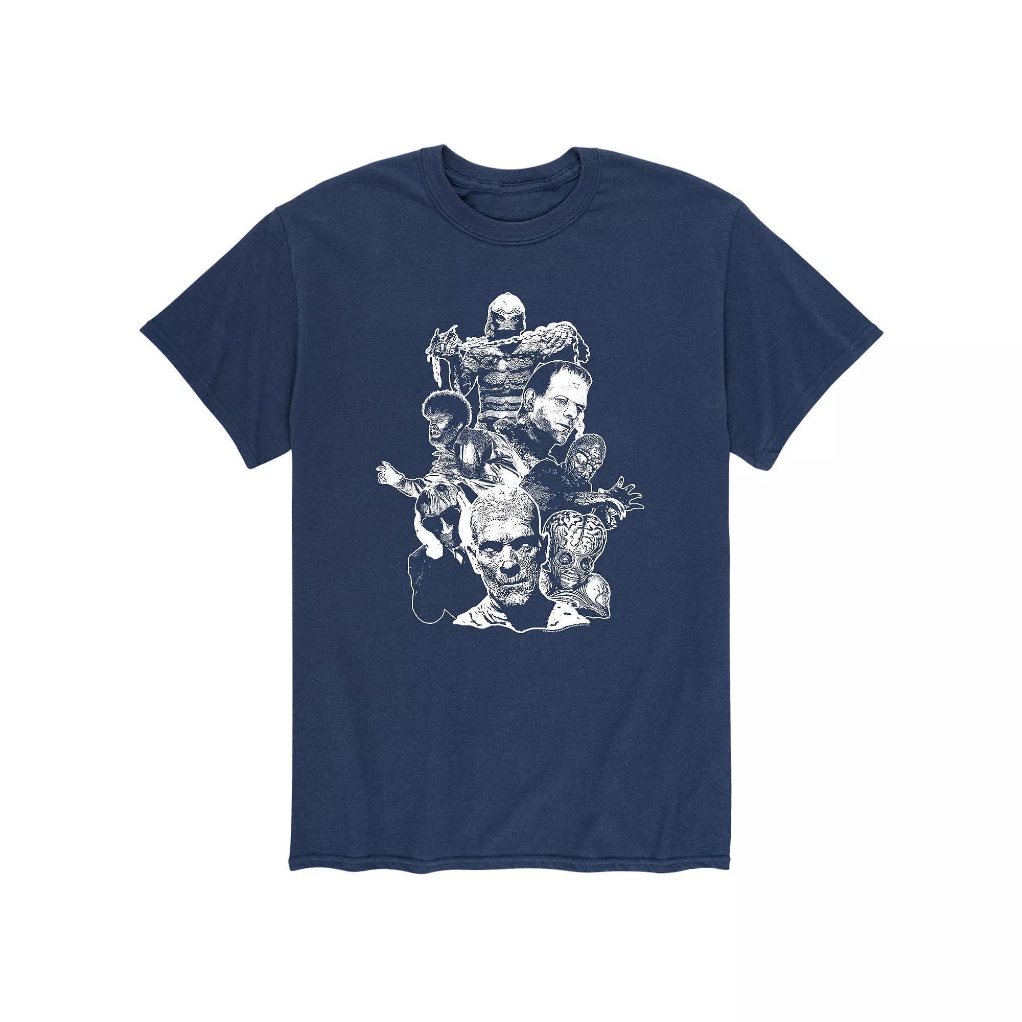 Mens Monster Group Shot Art Tee Product Image
