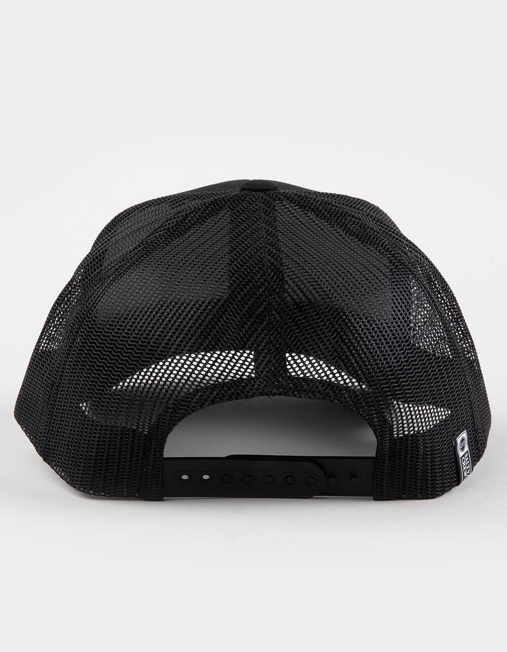 SALTY CREW Topstitch Retro Trucker Hat - BLACK Product Image
