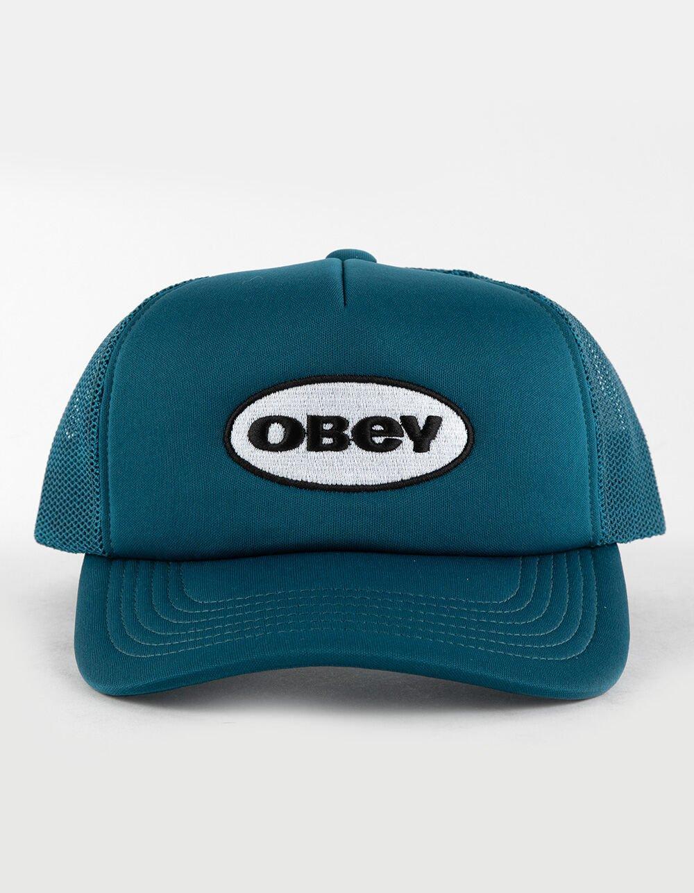 OBEY File Trucker Hat - BLUE Product Image
