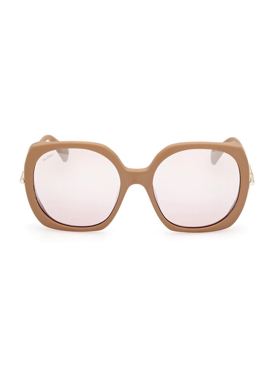 Max Mara Black Butterfly Acetate Sunglasses, 58mm Product Image