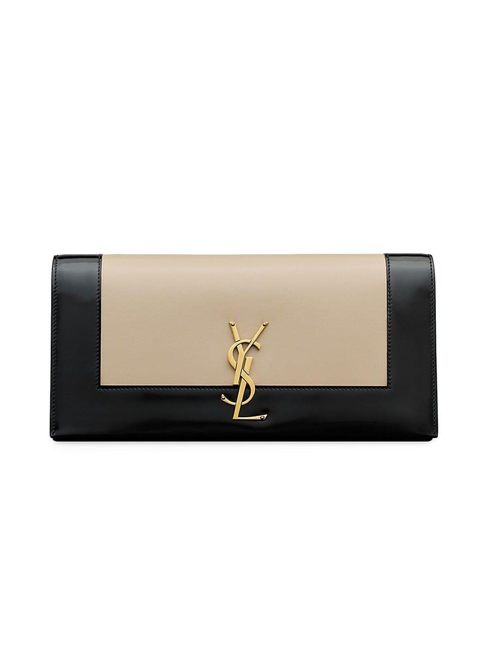Womens Kate Clutch In Smooth And Shiny Leather Product Image