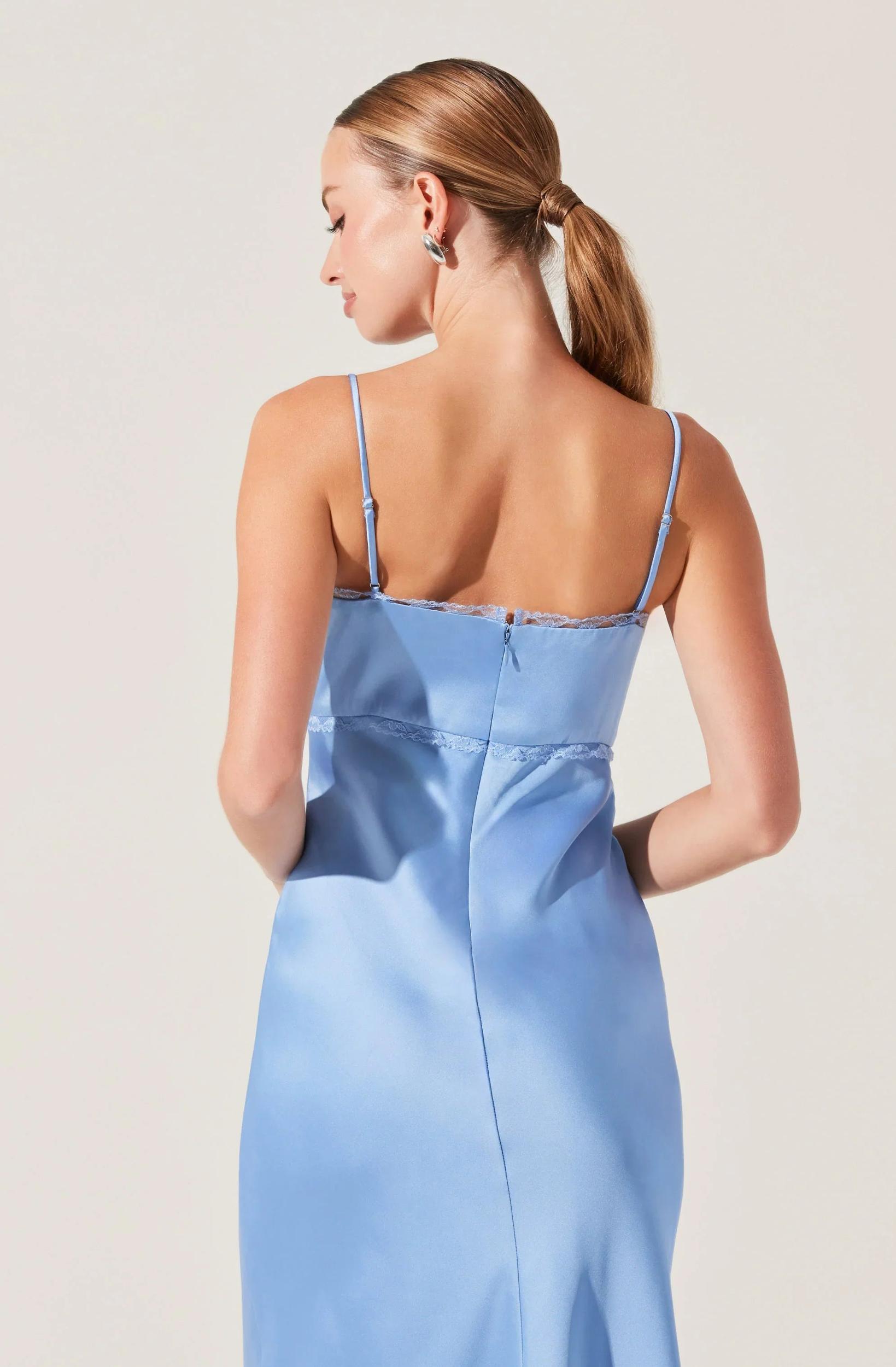 ASTR The Label | Florianne Dress | Blue Product Image