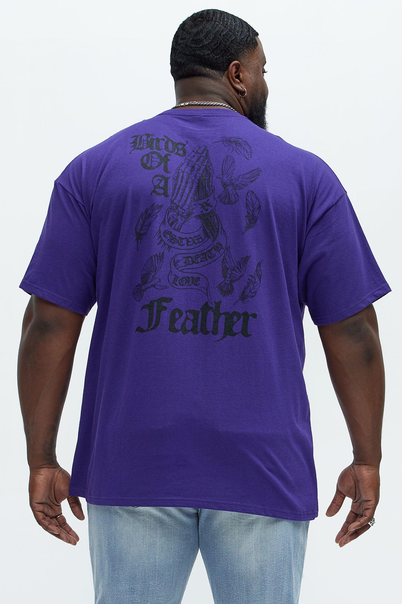 Birds Of A Feather Short Sleeve Tee - Purple Product Image