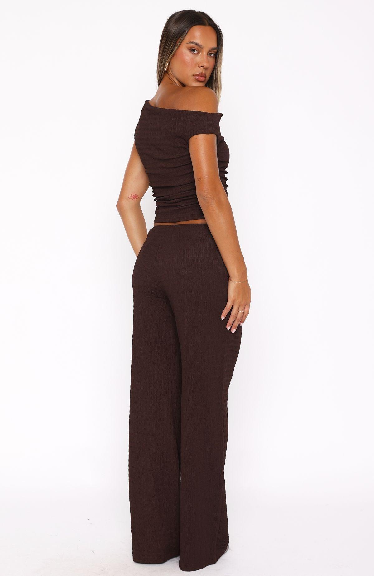 Turn Heads Fast Pants Chocolate Product Image