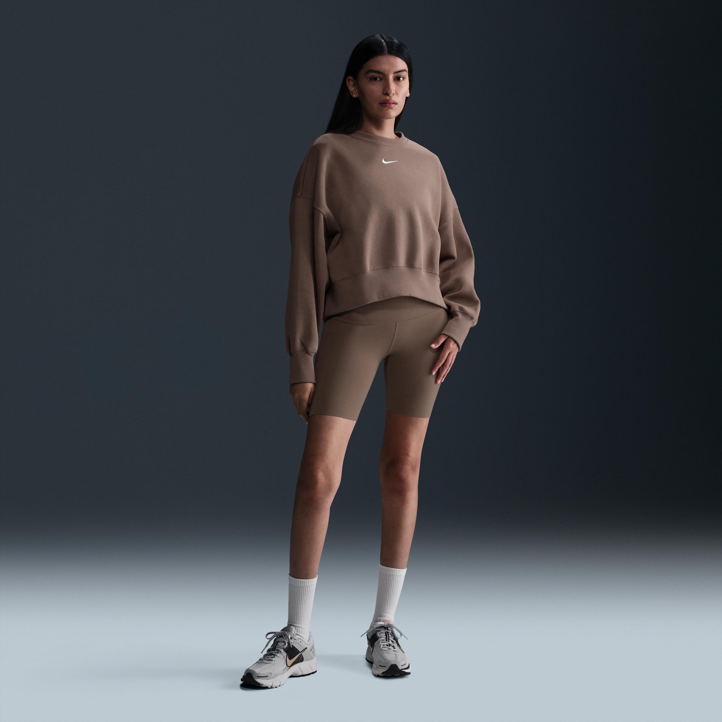 Nike Womens Sportswear Phoenix Fleece Oversized Crewneck Sweatshirt Product Image