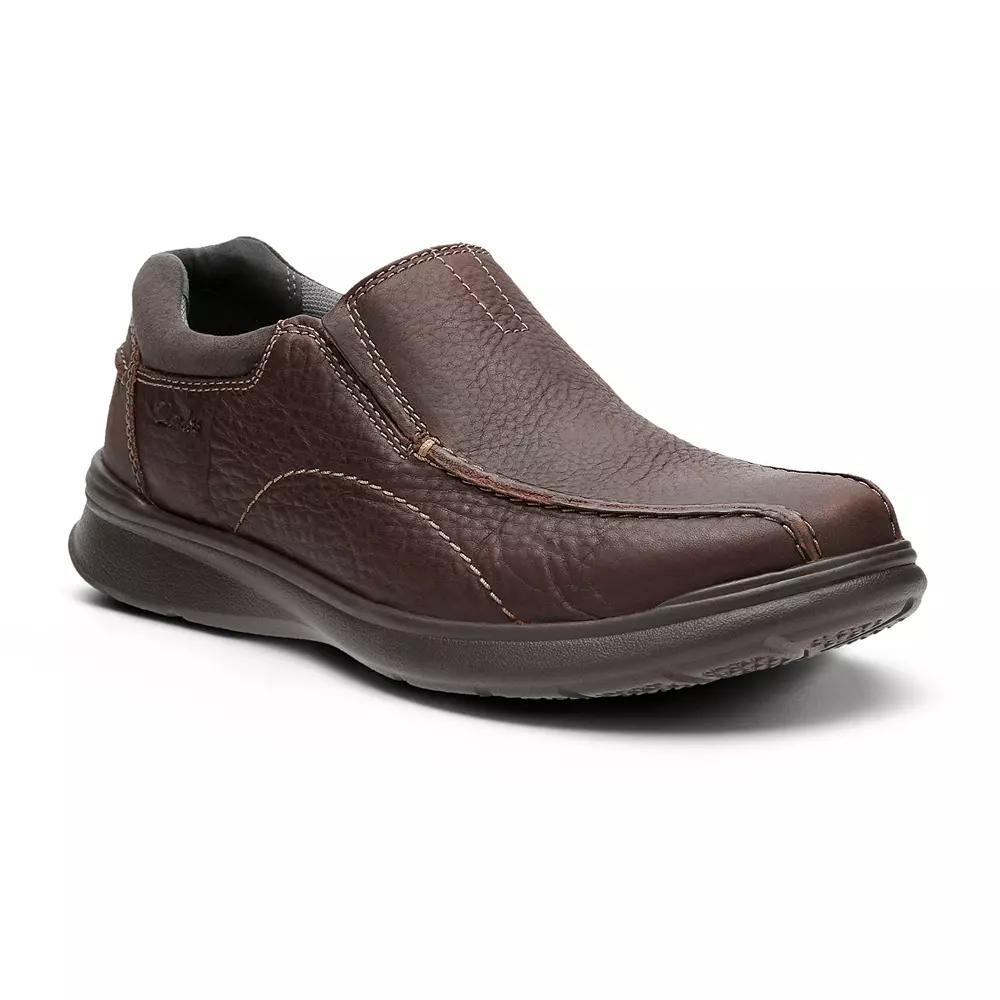 Clarks® Cotrell Step Men's Loafers, Size: 8 Wide, Brown Oily Product Image
