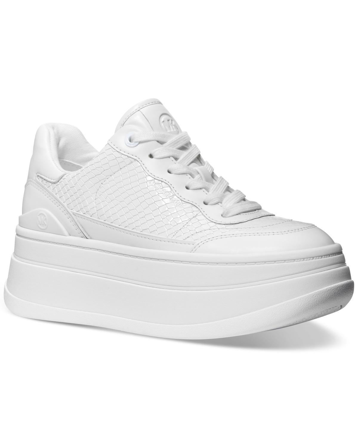 Womens Hayes Leather Lace-Up Sneakers Product Image