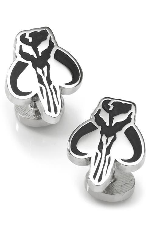 Men's Mandalorian Cufflinks, Grey Product Image
