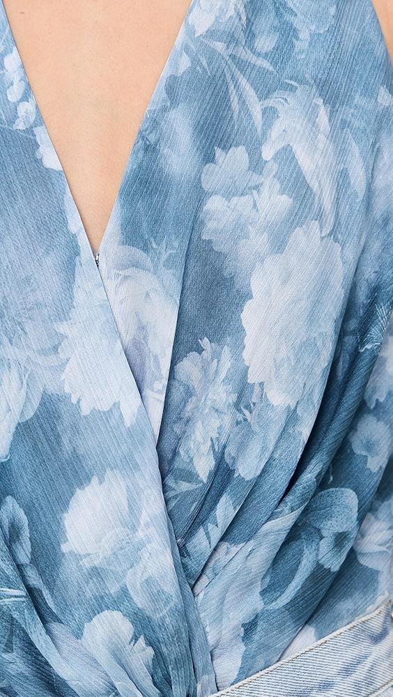 L'AGENCE Ichirou Necktie Bodysuit | Shopbop Product Image