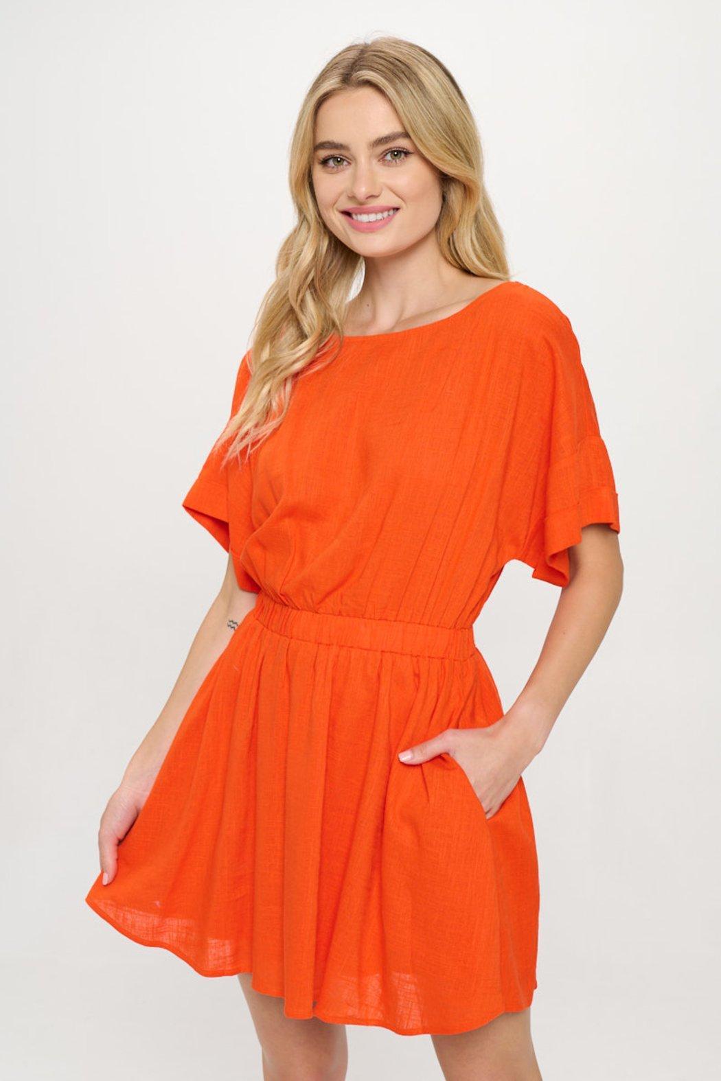 Sunset Glow Short Dress Product Image