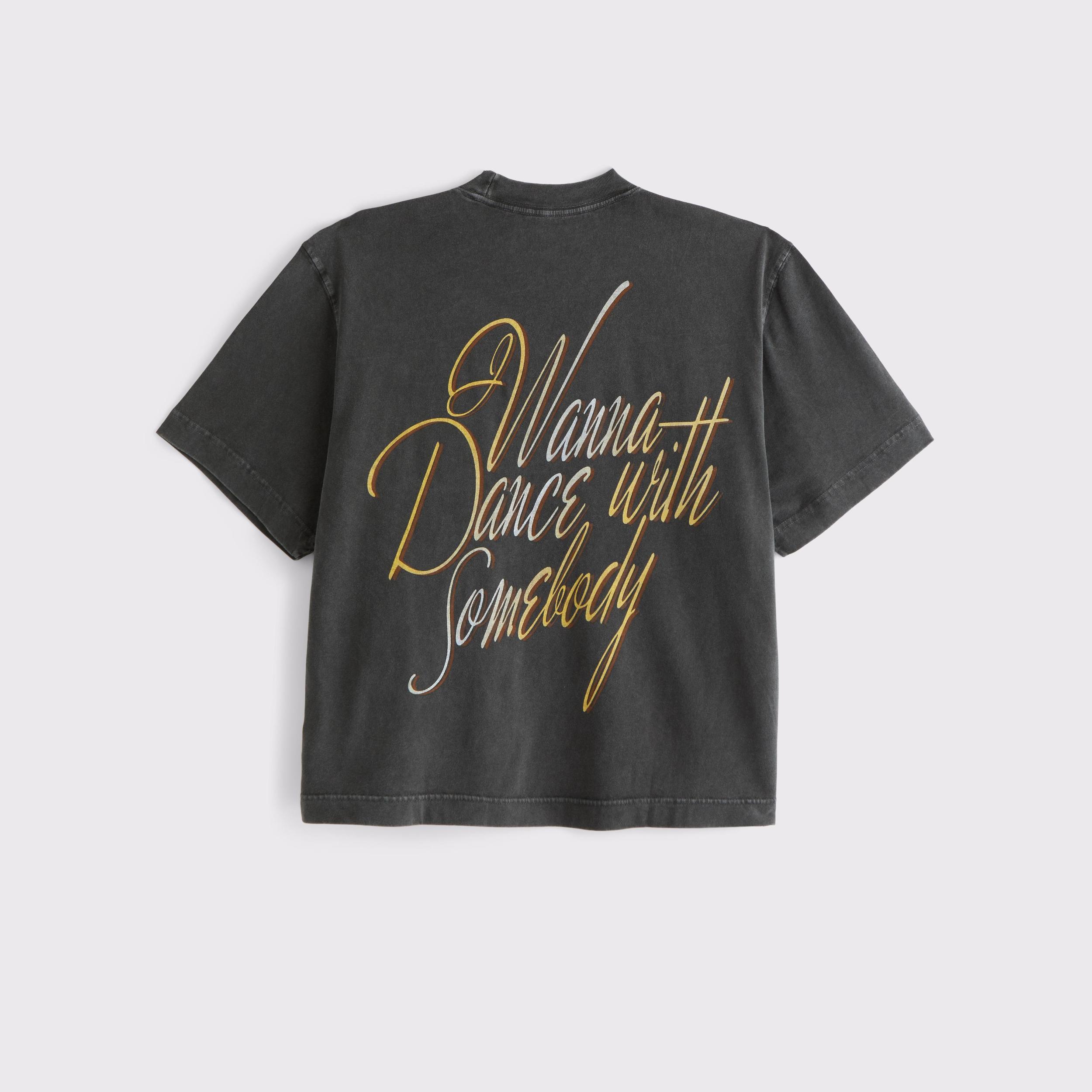 Cropped Whitney Houston Graphic Tee Product Image