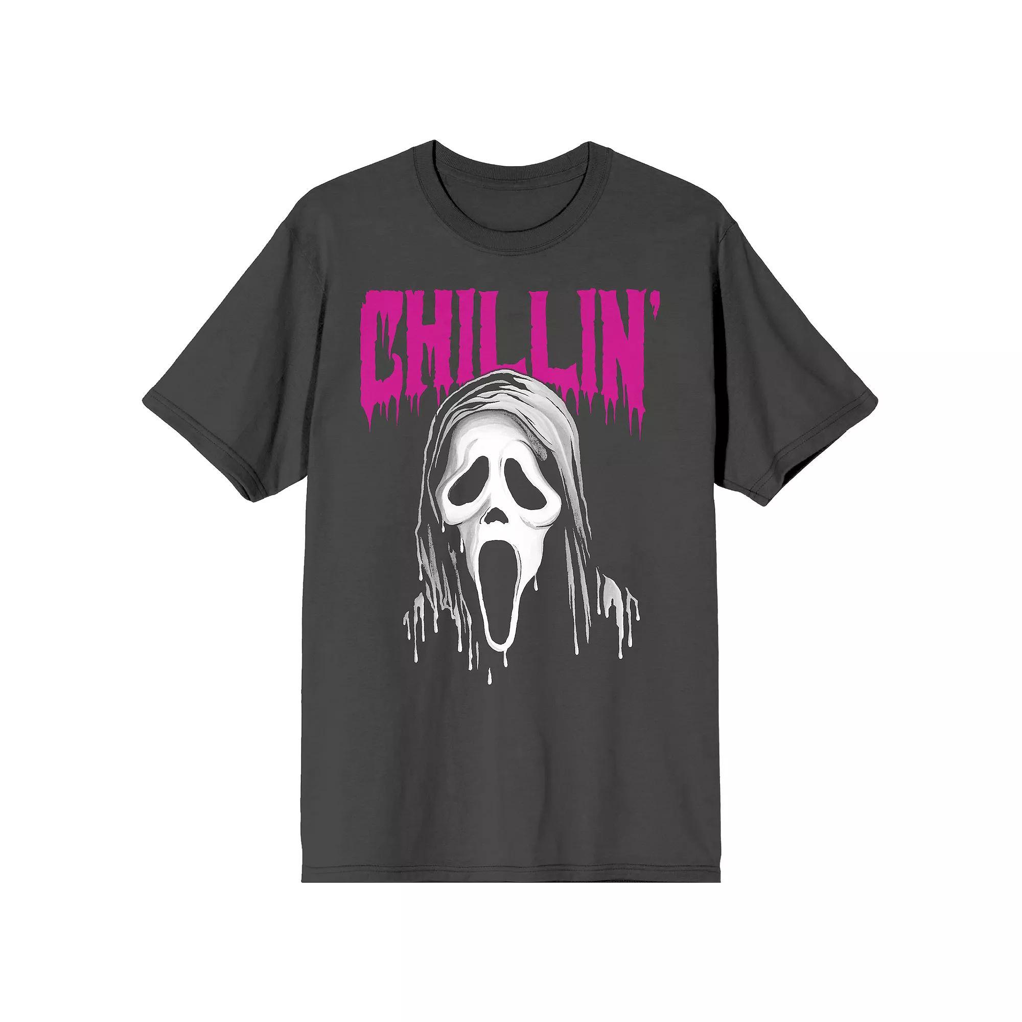 Men's Ghostface Chillin Tee, Size: Medium, Grey Product Image