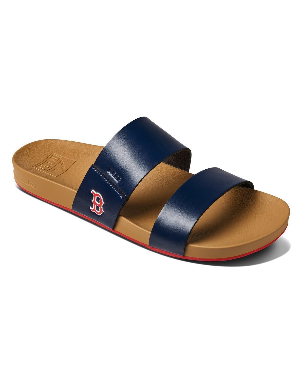 Women's REEF Boston Red Sox Cushion Vista Sandals, Size: 5, Blue Product Image