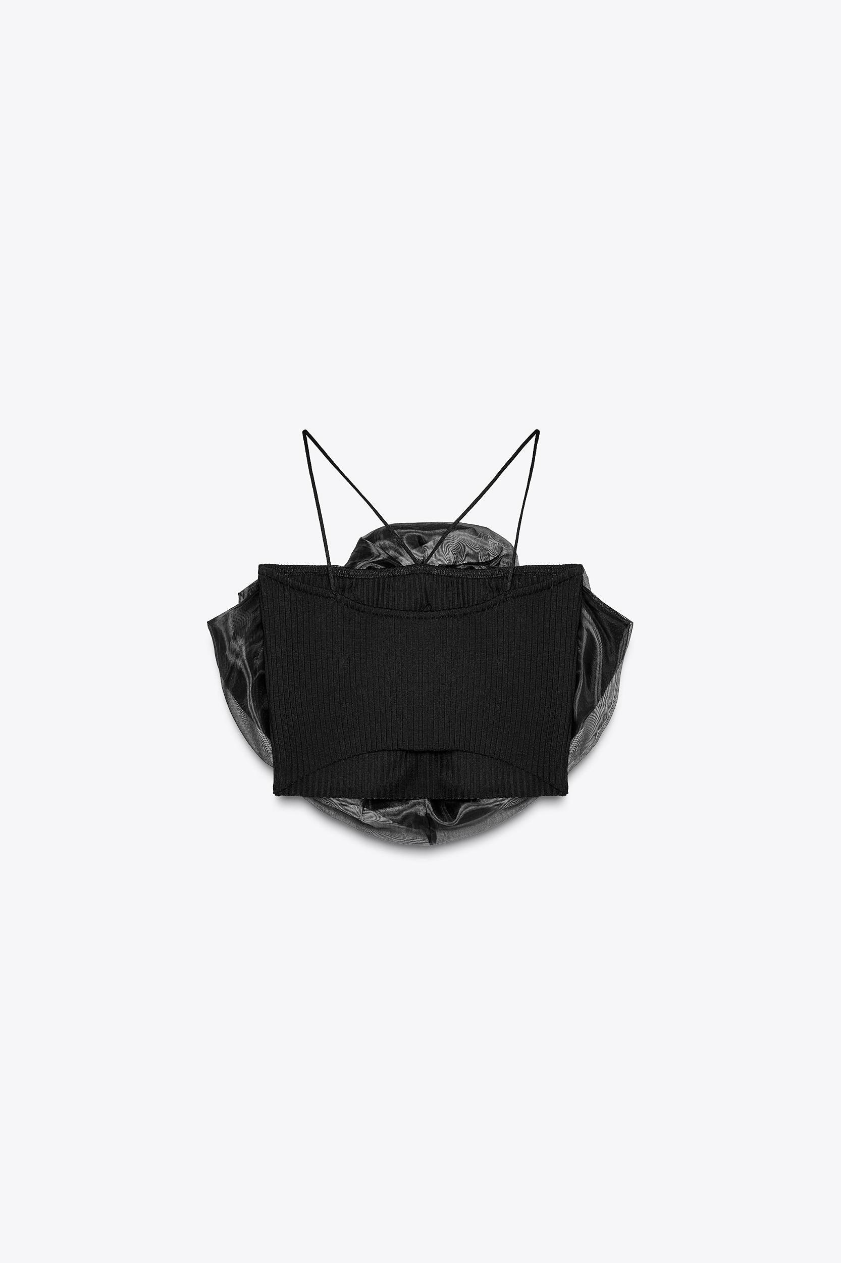 FLORAL ORGANZA TOP Product Image
