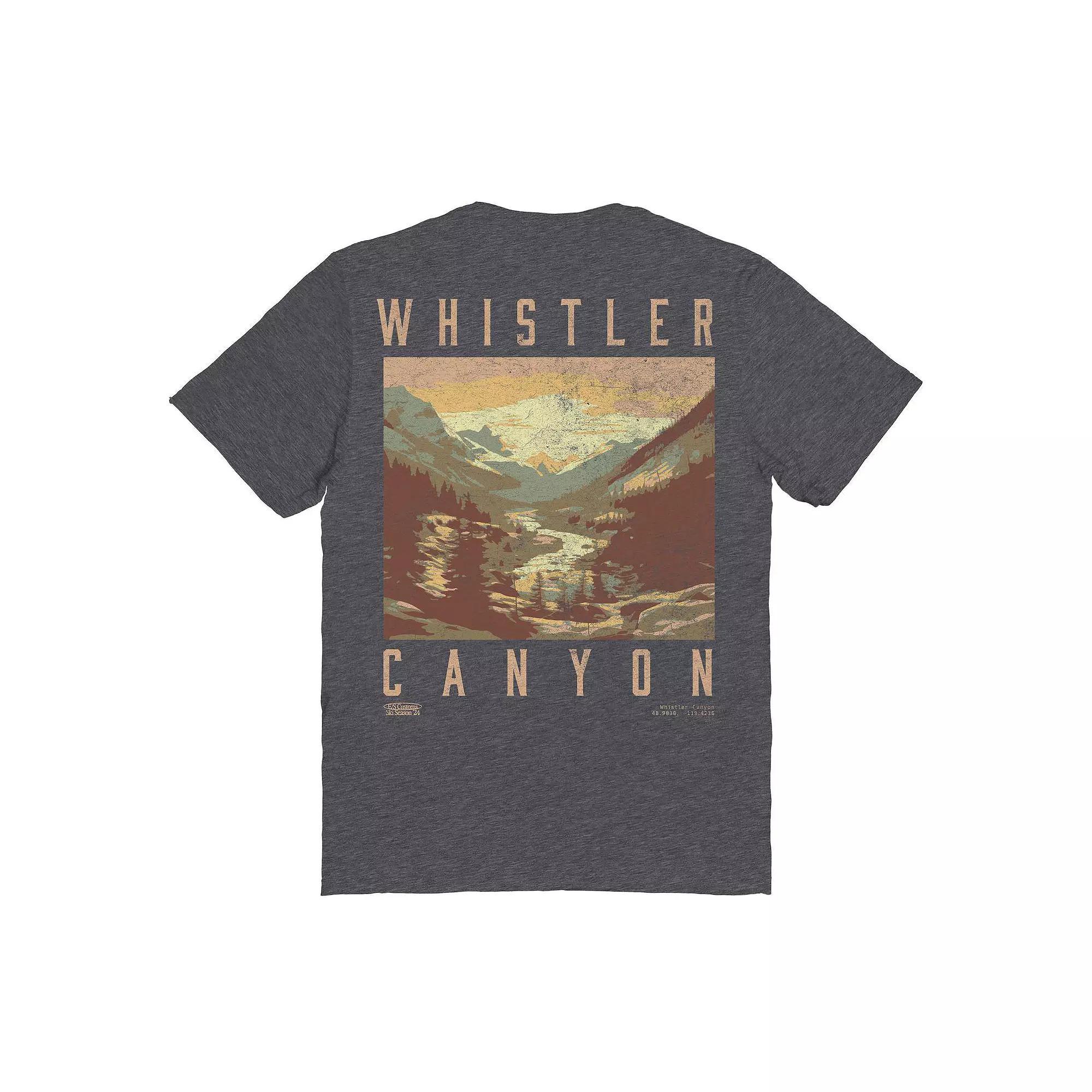 Men's Whistler Dark Heather Graphic Tee, Size: Small, Dark Grey Product Image