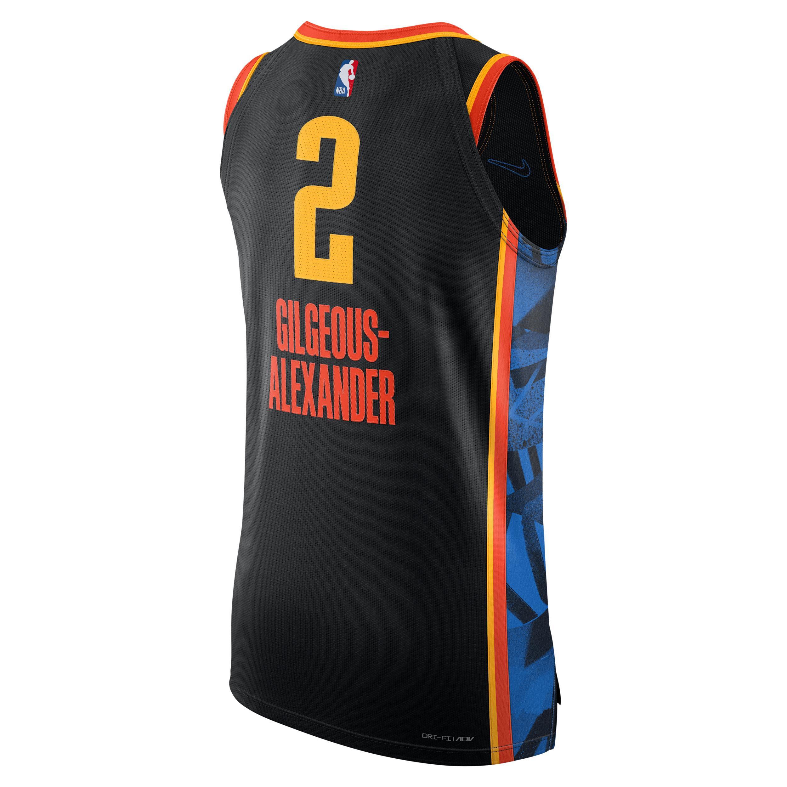 Shai Gilgeous-Alexander Oklahoma City Thunder 2024/25 City Edition Nike Mens Dri-FIT ADV NBA Authentic Jersey Product Image