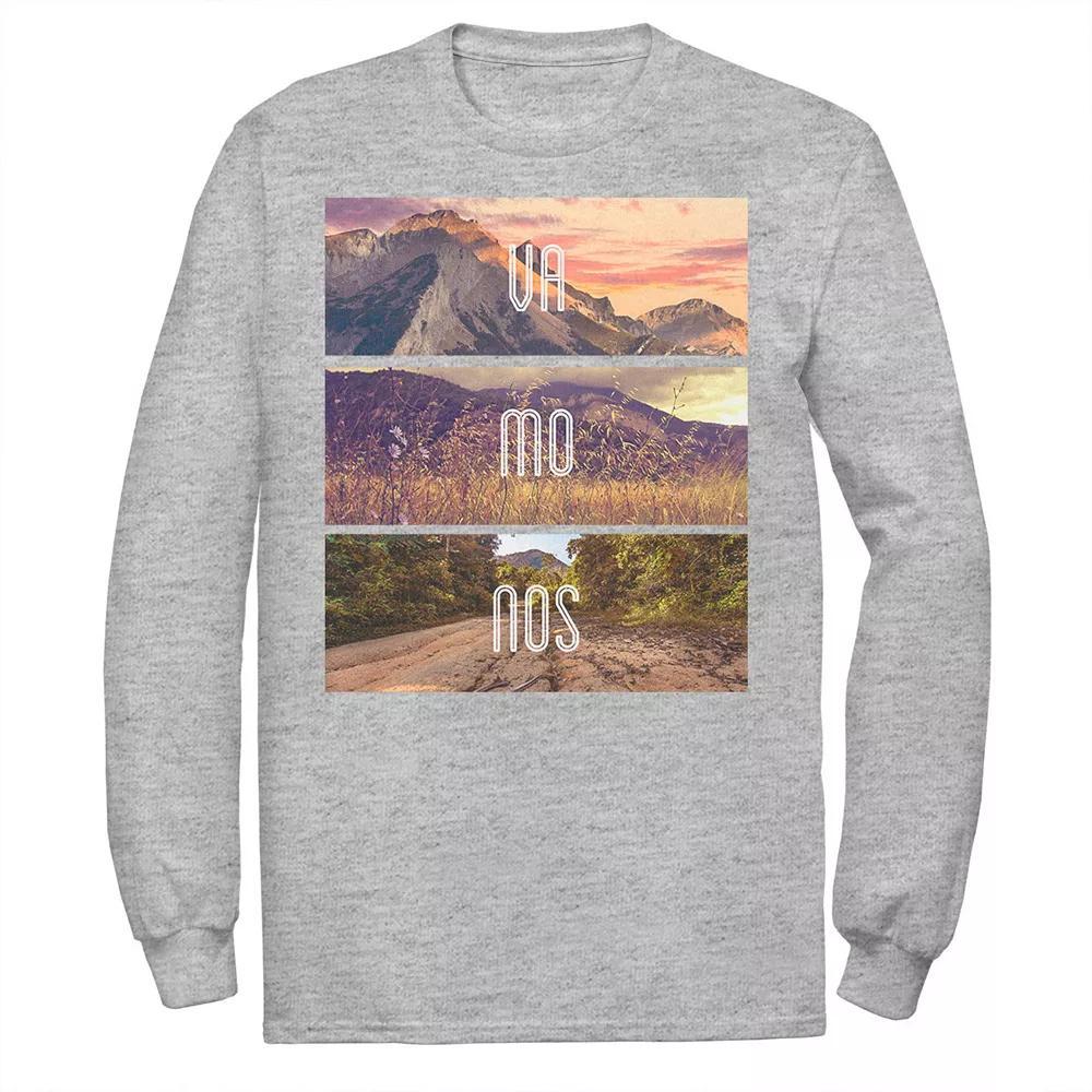 Men's Gonzales Vamonos Lanscape Portrait Stack Tee, Size: Large, Athletic Grey Product Image