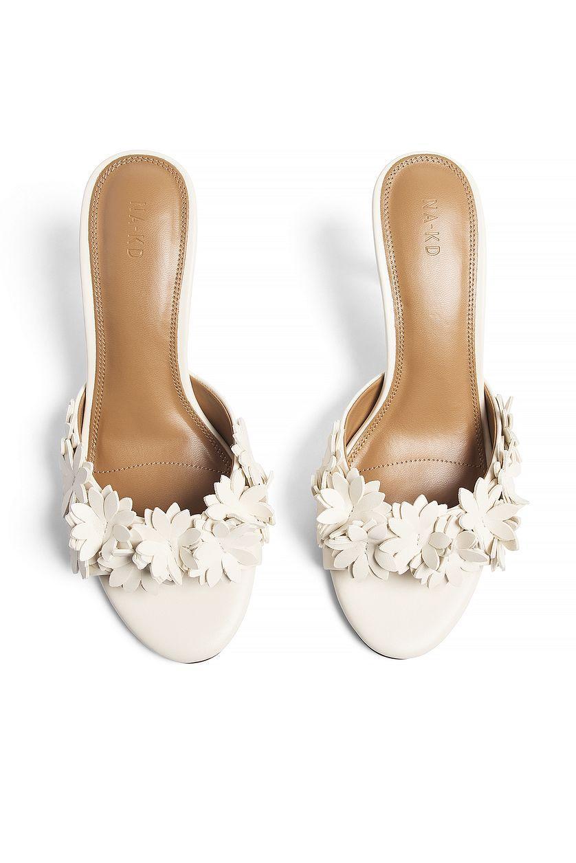 Floral Detail High Heels Product Image