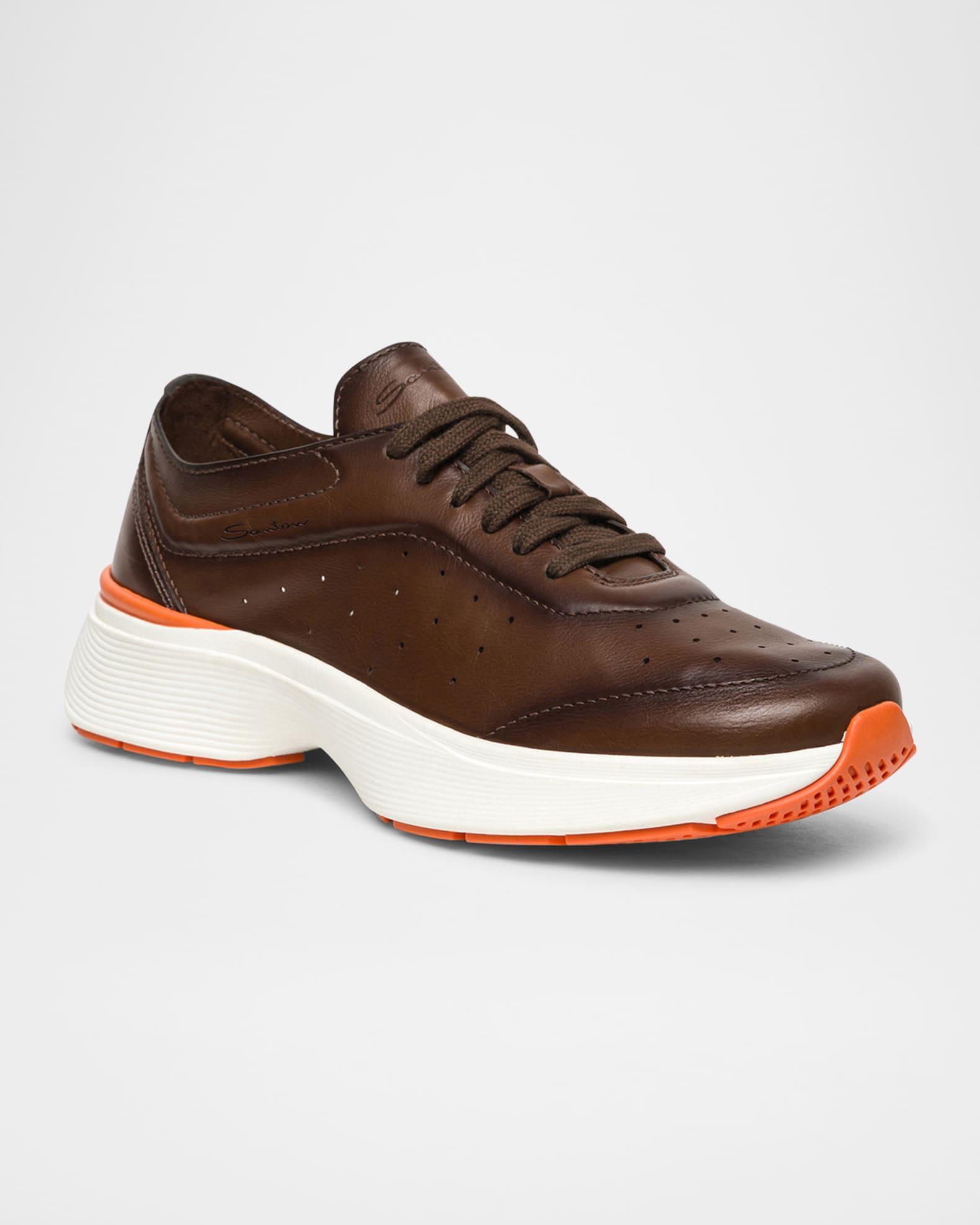 Men's Bounce Lambskin Runner Sneakers Product Image