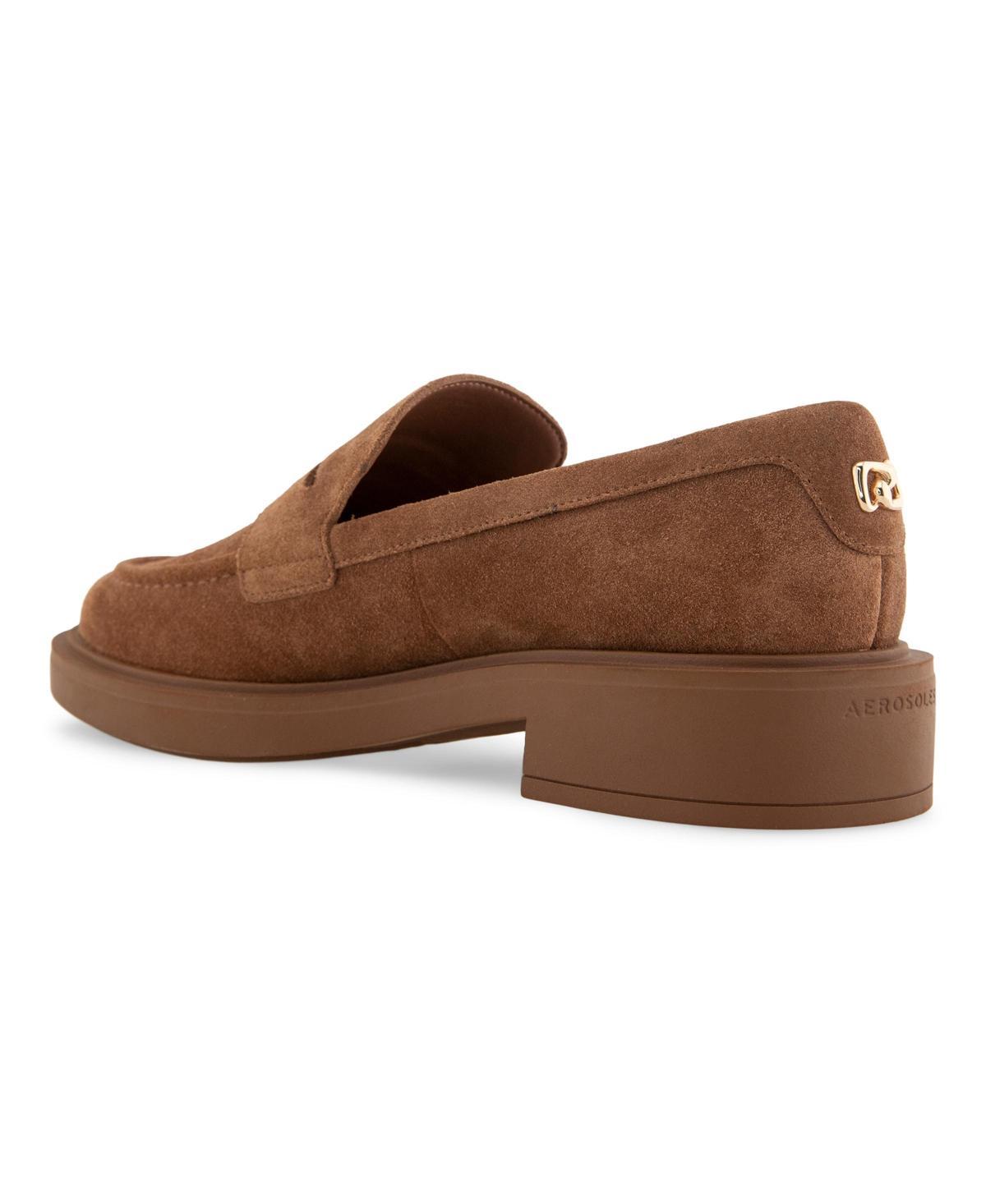 Womens Leather Ballet Flats Product Image