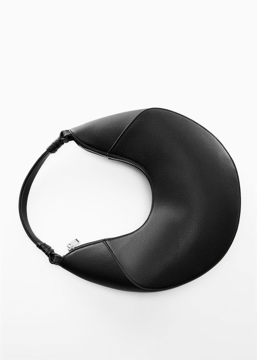Leather-effect shoulder bag - Women | MANGO USA Product Image