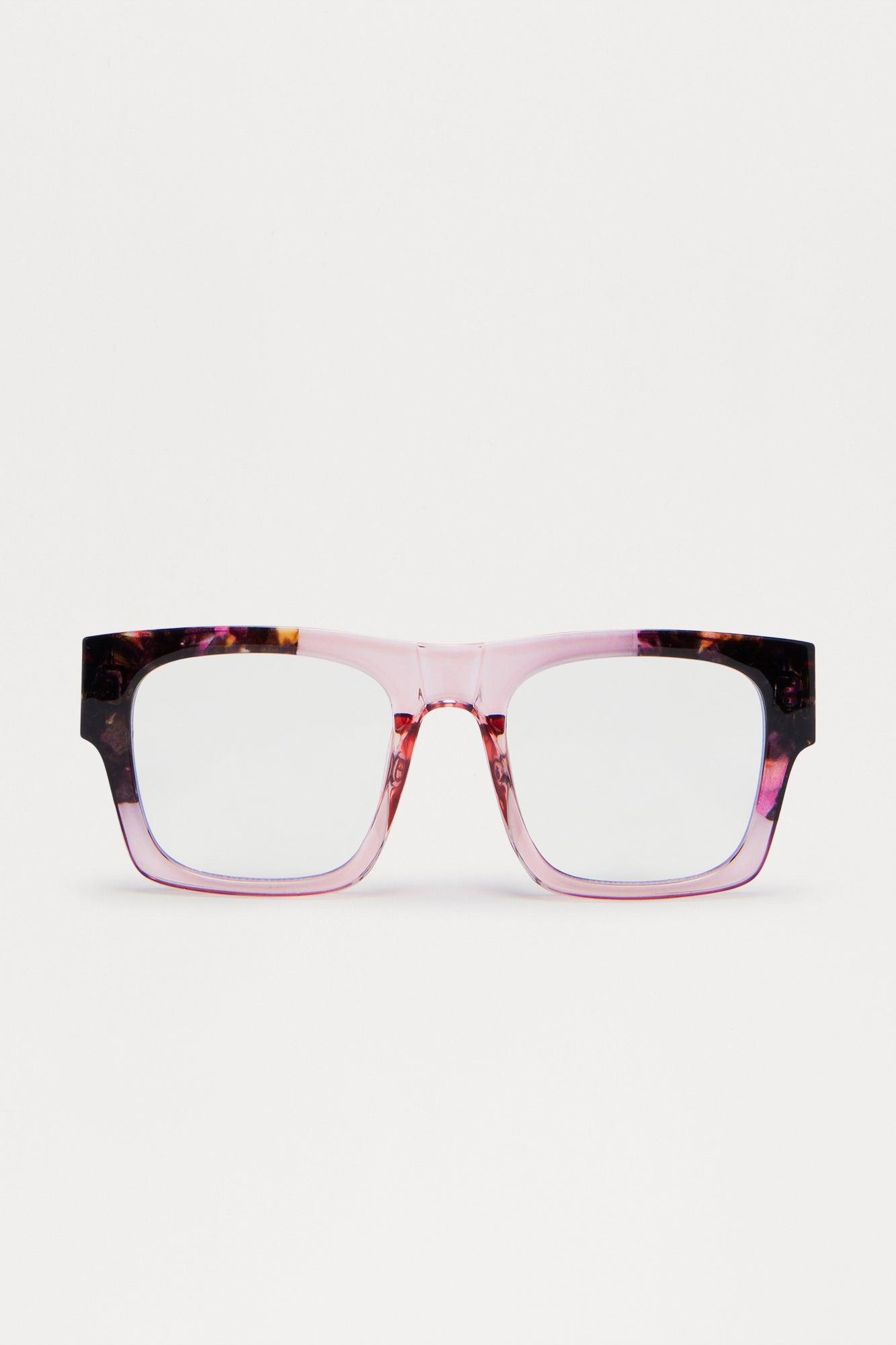 Post Me Clear Lens Square Sunglasses - Tortoise Female Product Image