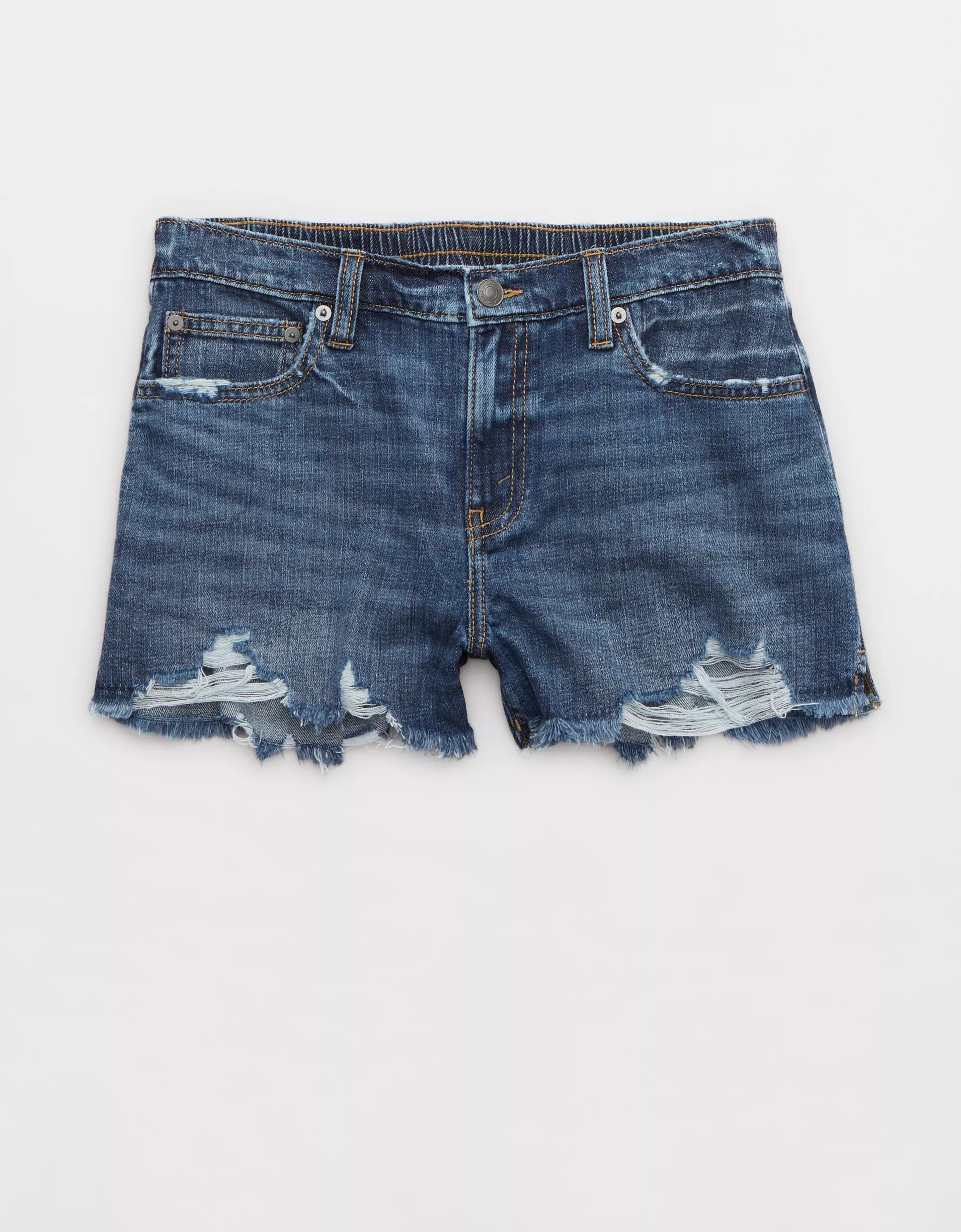 Aerie Daydream Denim Short Product Image