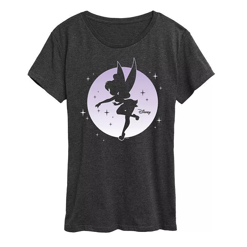 Disney's Tinker Women's Bell Moon Graphic Tee, Girl's, Size: Medium, Blue Product Image