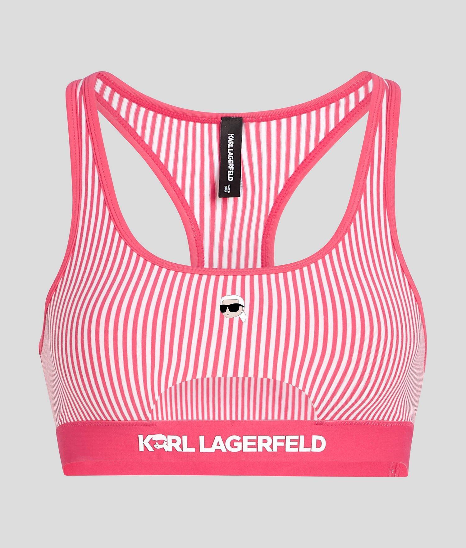 IKON STRIPED PEEPHOLE BRALETTE Product Image
