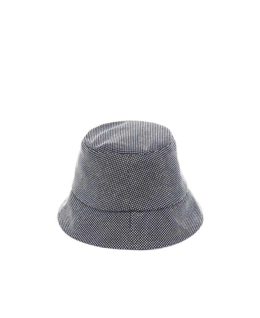 JW ANDERSON Hotfix Denim Bucket Hat In Black Product Image