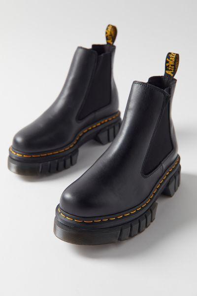 Dr. Martens Audrick Leather Platform Chelsea Boot Womens at Urban Outfitters Product Image