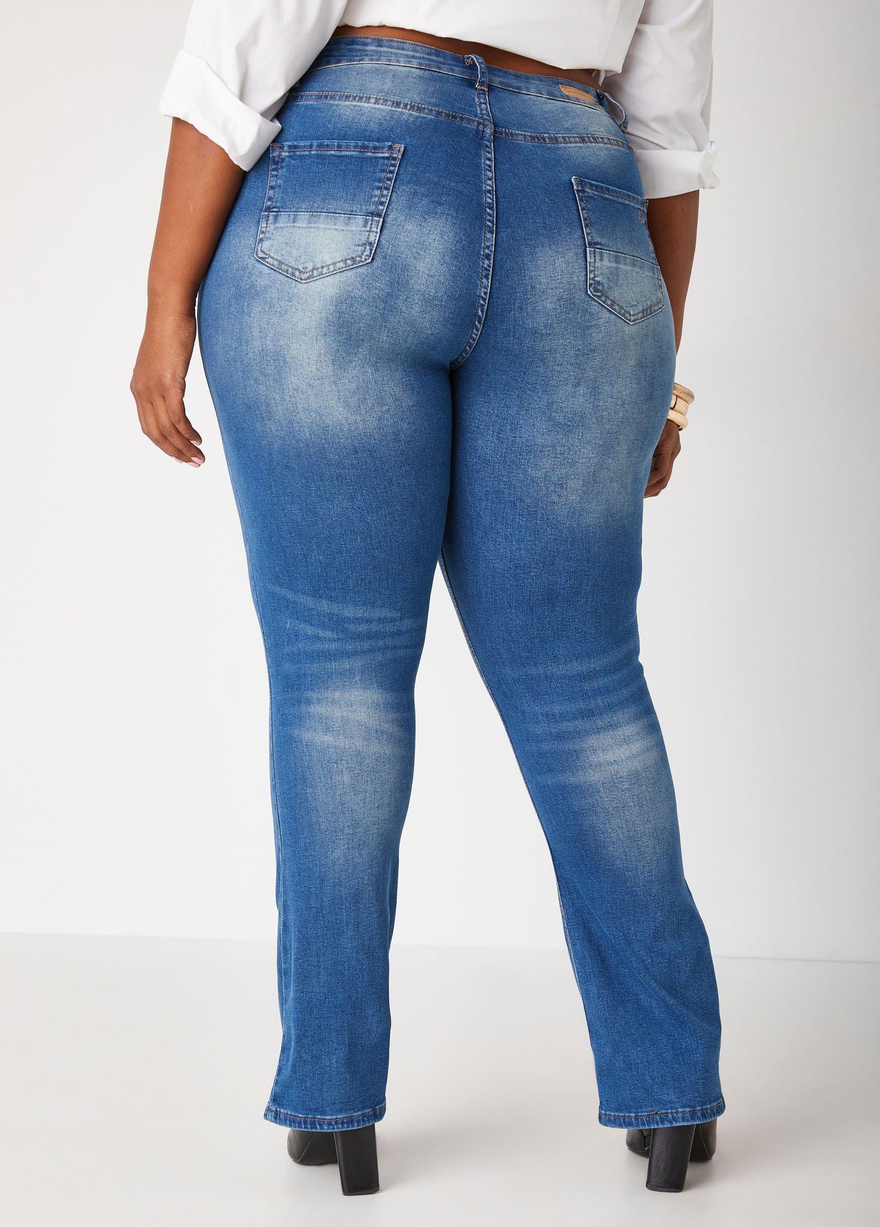 High Rise Bootcut Jeans Product Image