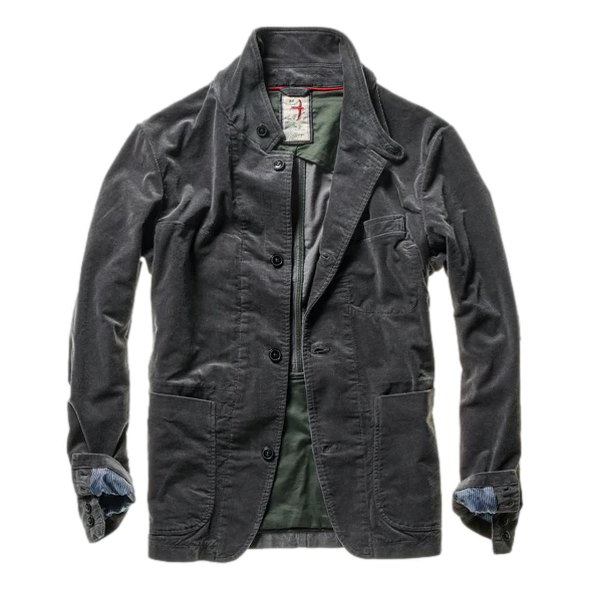Cord Trap Blazer Charcoal Product Image