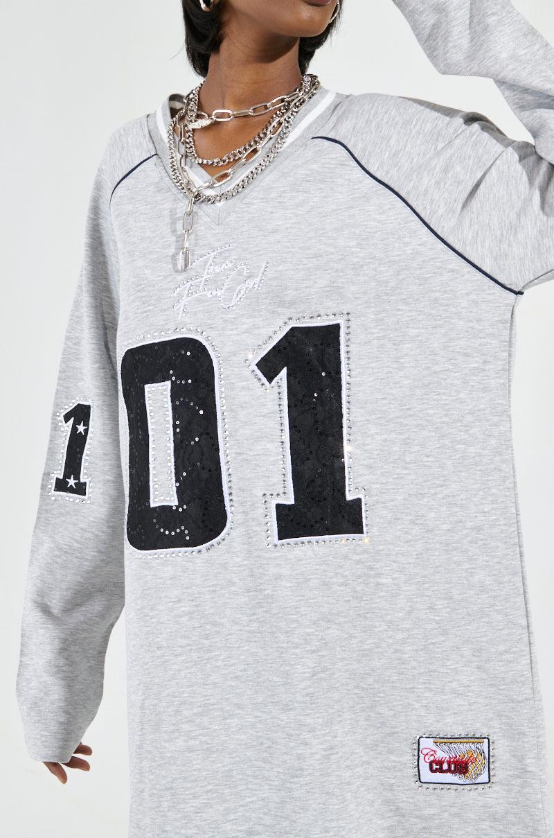 CATCH ME COURTSIDE SWEATSHIRT DRESS Product Image