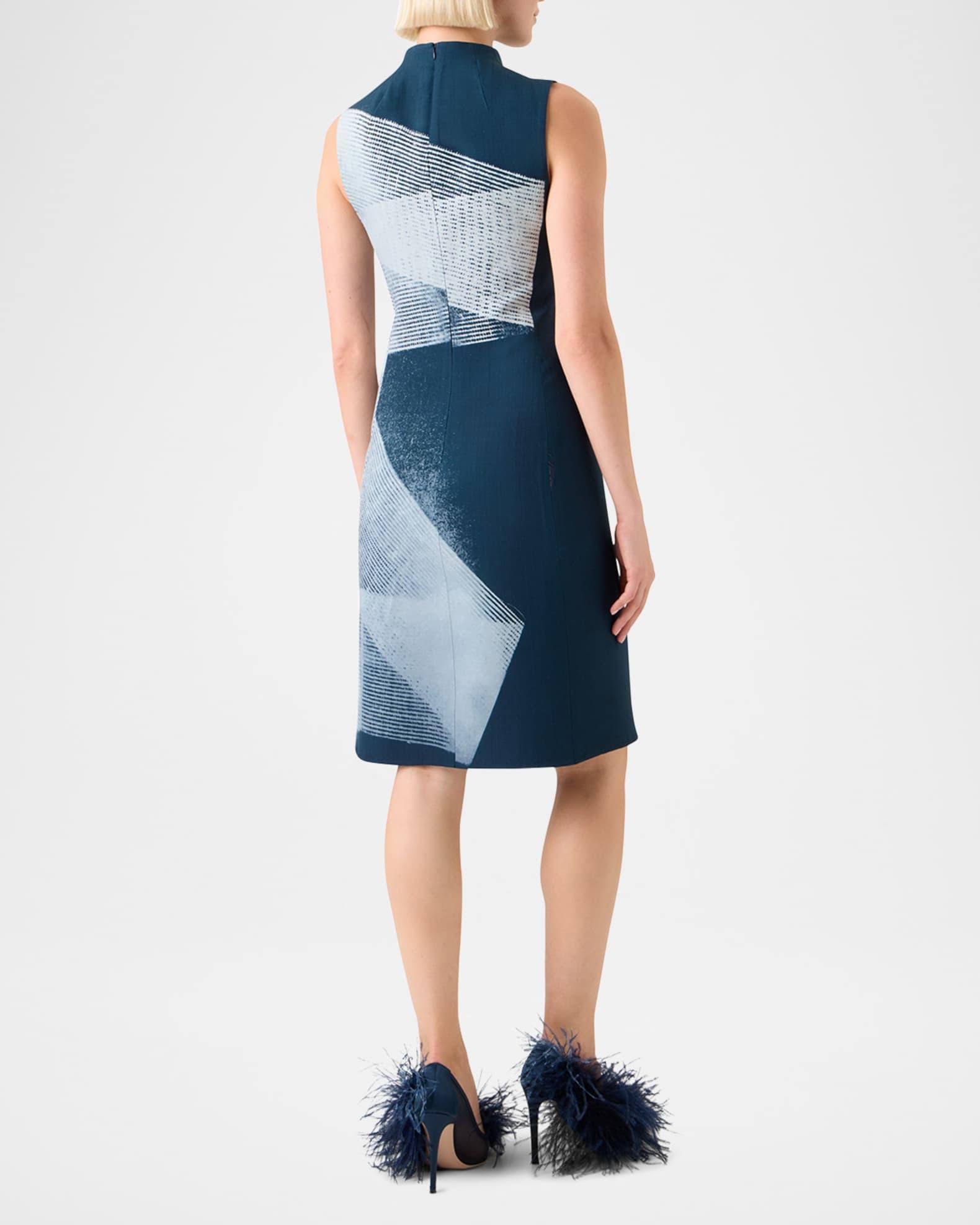 Zig Zag Skimmer Sleeveless Dress Product Image