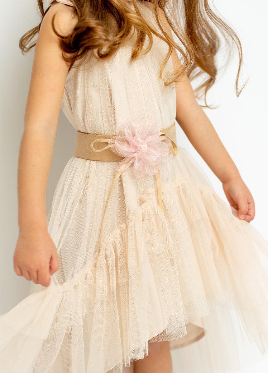 Calliana Belt in Shell/Tan Girls Product Image