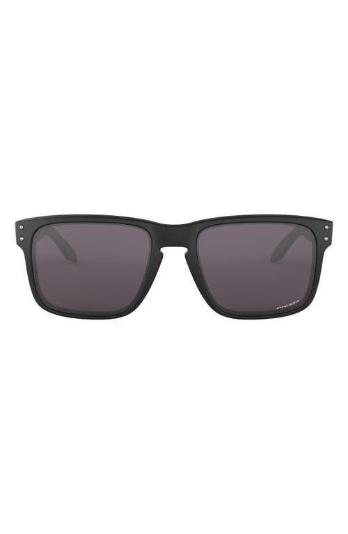 Oakley Holbrook™ Prizm Grey Lenses, Matte Black Frame Sunglasses | Oakley® Product Image