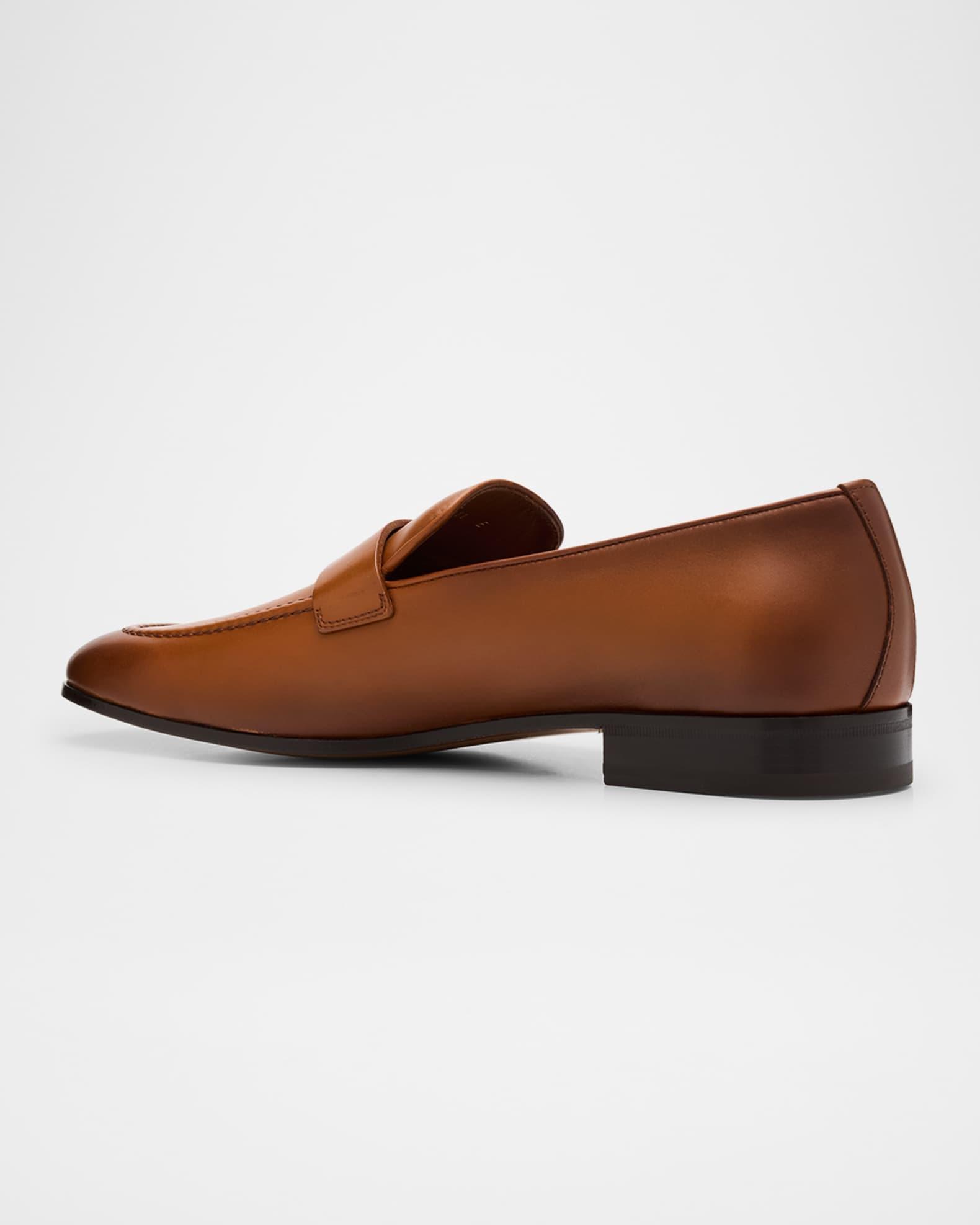 Men's Bonny Leather Gancini-Bit Loafers Product Image