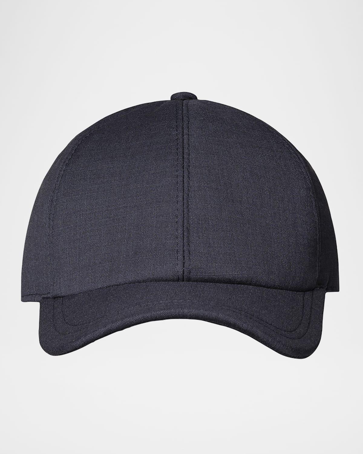 Mens Wool Six-Panel Baseball Cap Product Image