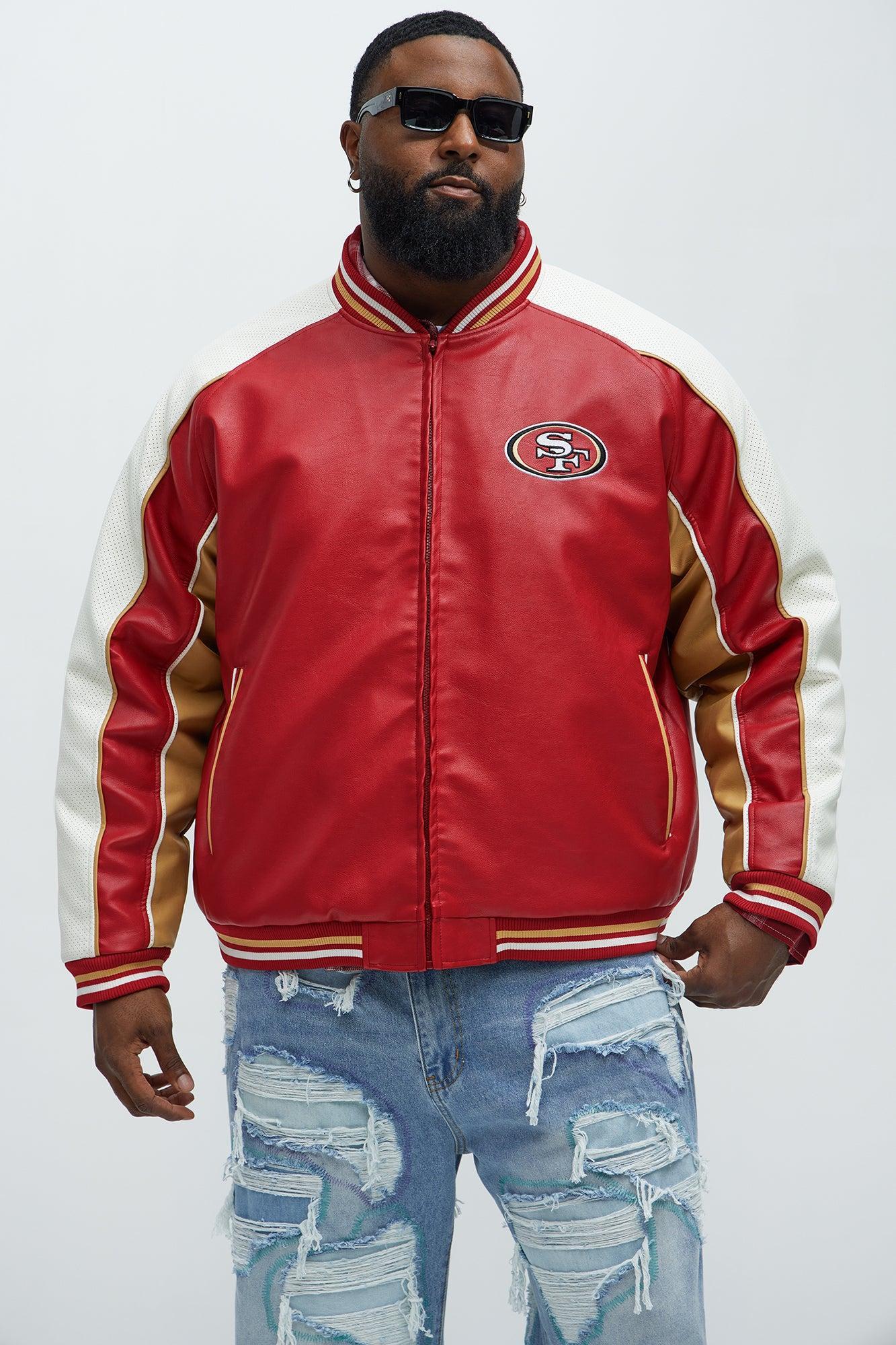 49ers High Standard Jacket - Red/White Product Image