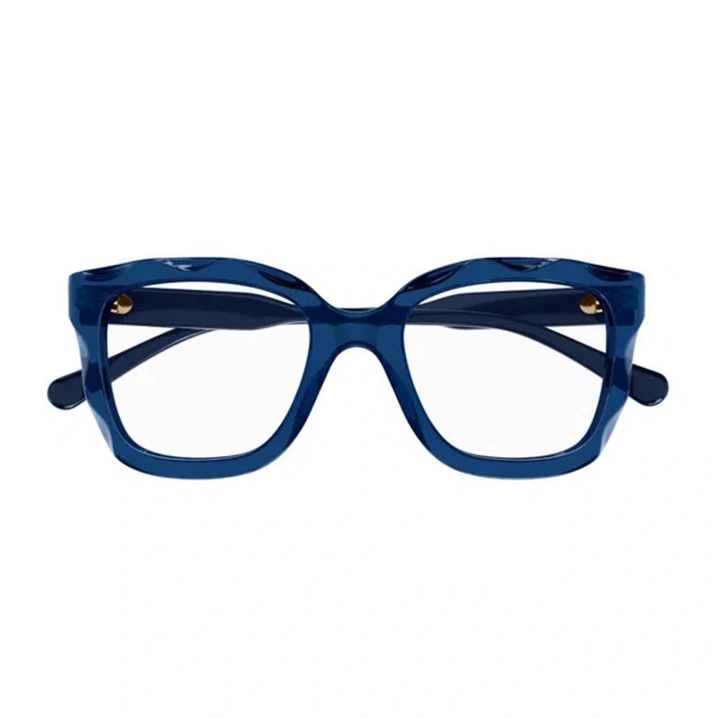CHLOÉ Ch0229o Linea  004 Blue Transparent Glasses Product Image
