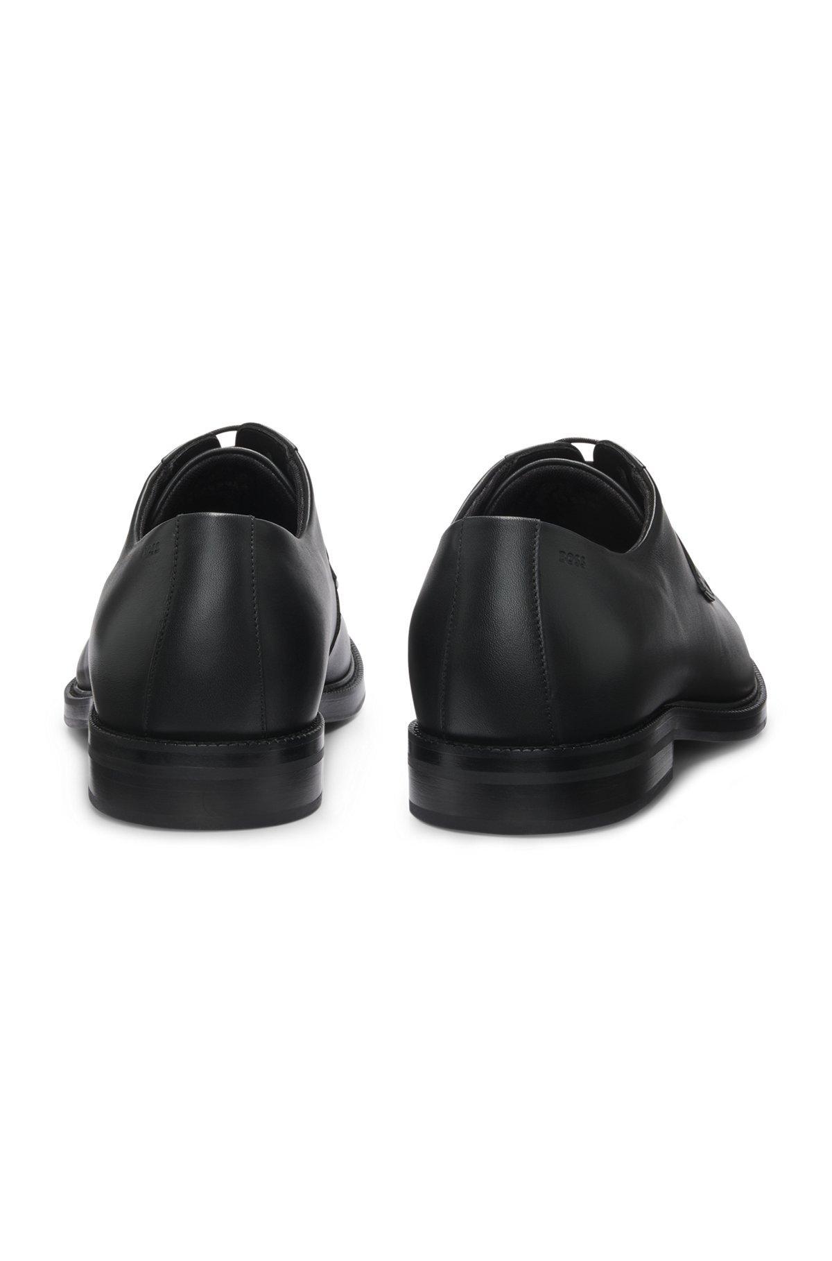 BOSS - Dressletic Derby shoes in soft leather - Black Product Image