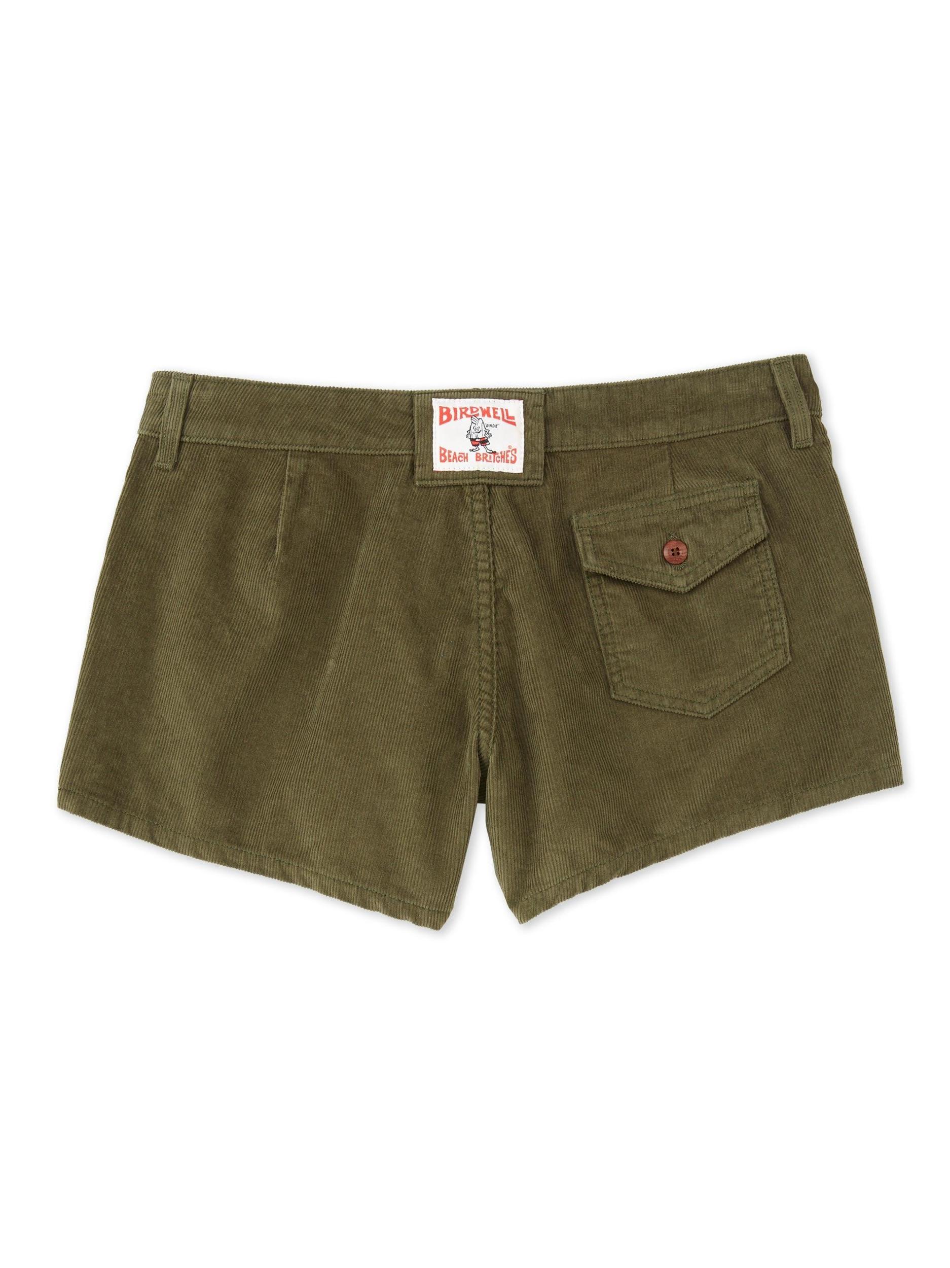Women's Classic Corduroy Shorts - Olive Product Image
