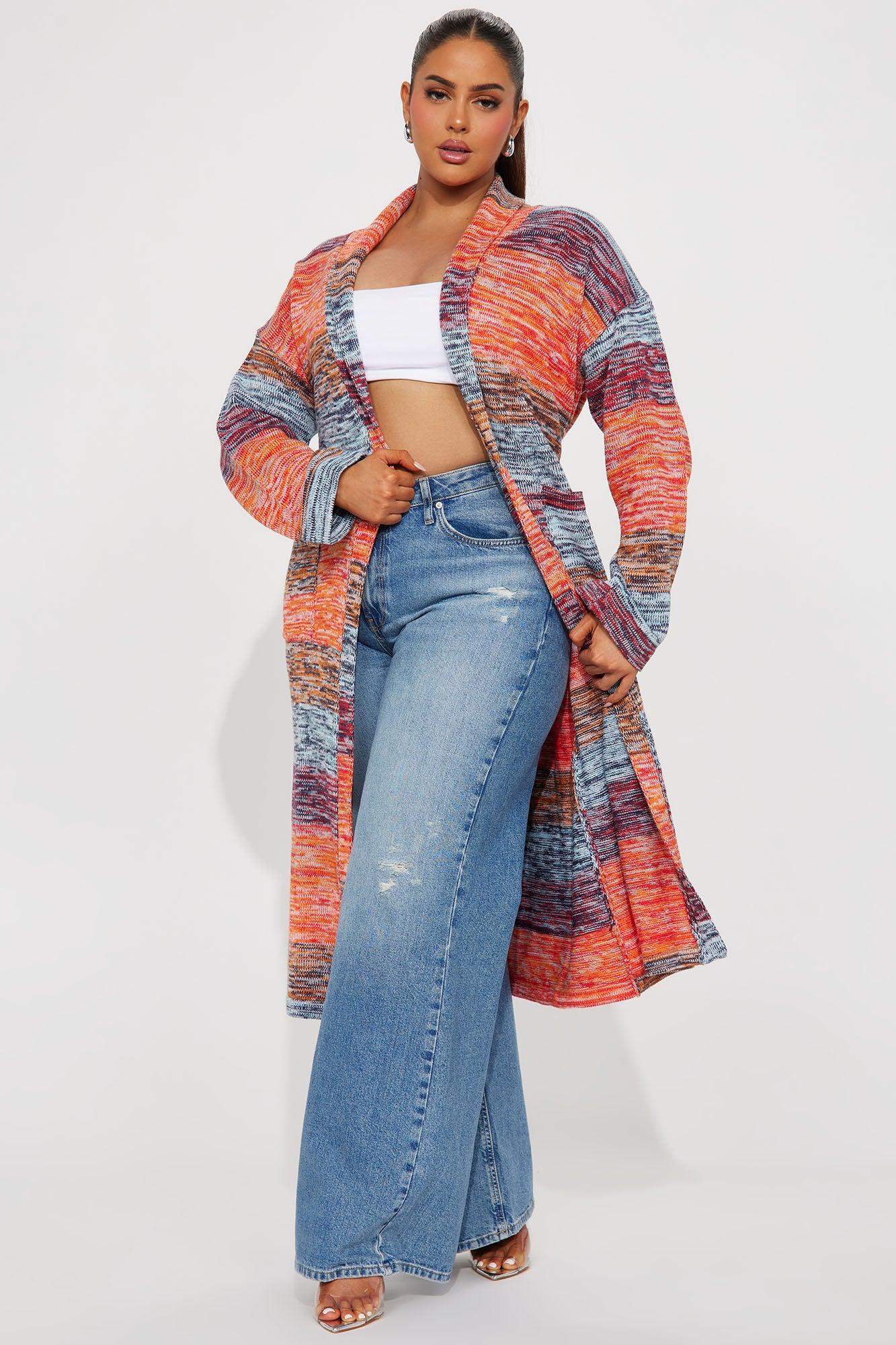 Making Magic Color Block Cardigan - Multi Color Product Image