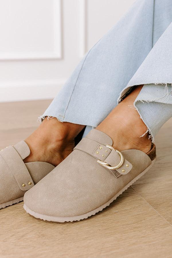 The London Faux Nubuck Clogs Product Image