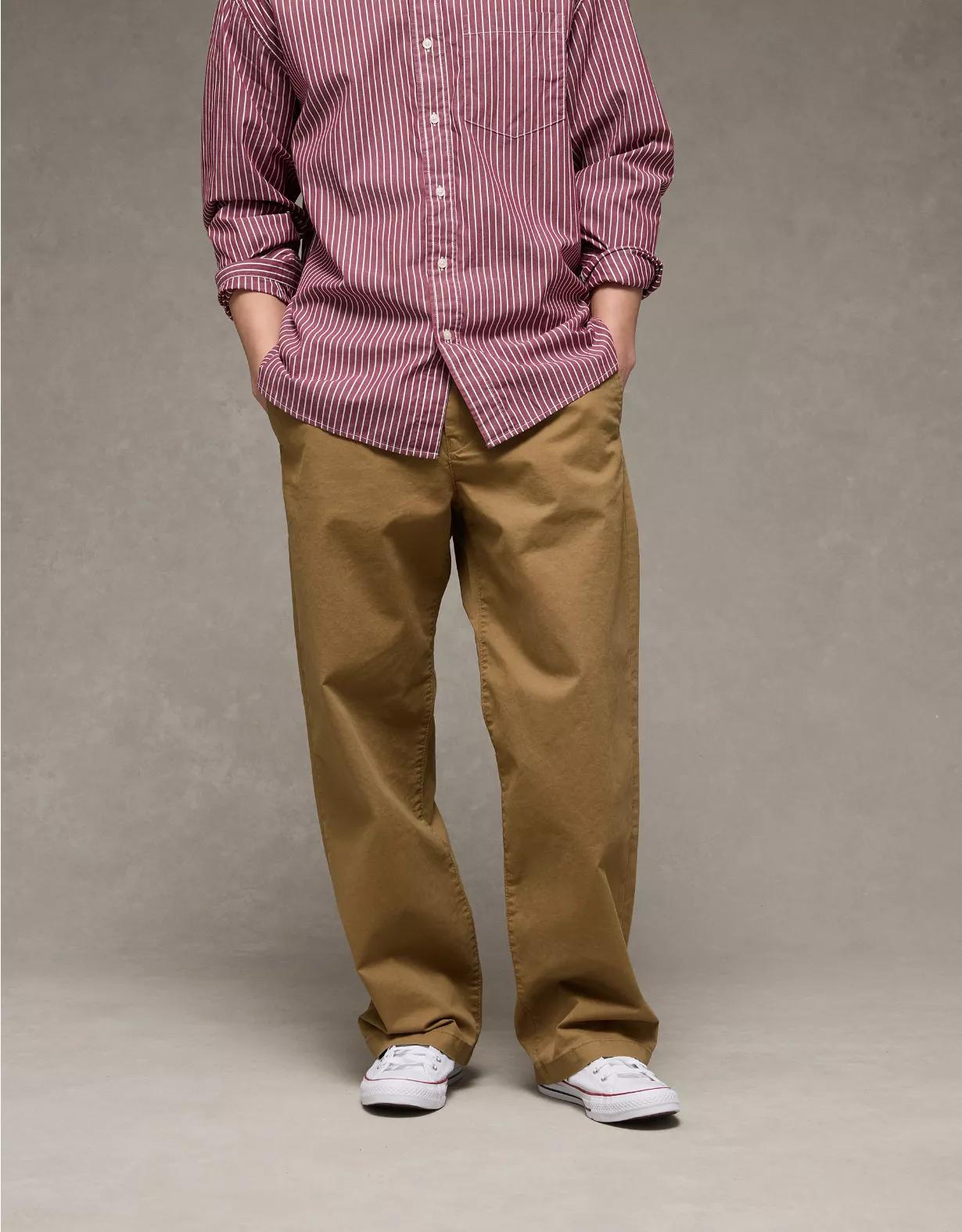 AE Flex Baggy Lived-In Khaki Pant Product Image