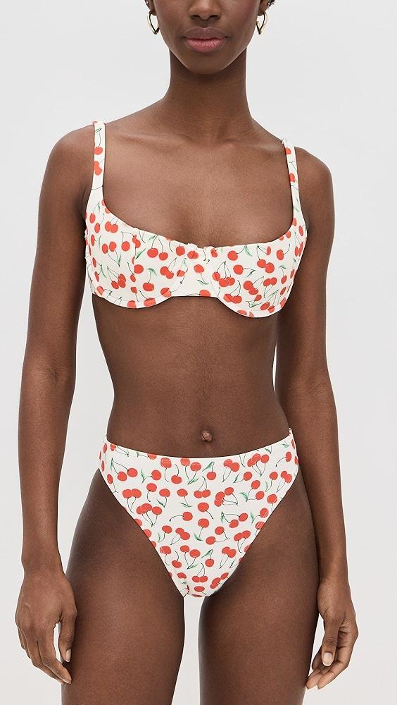 Good American Cherry Demi Support Top | Shopbop Product Image