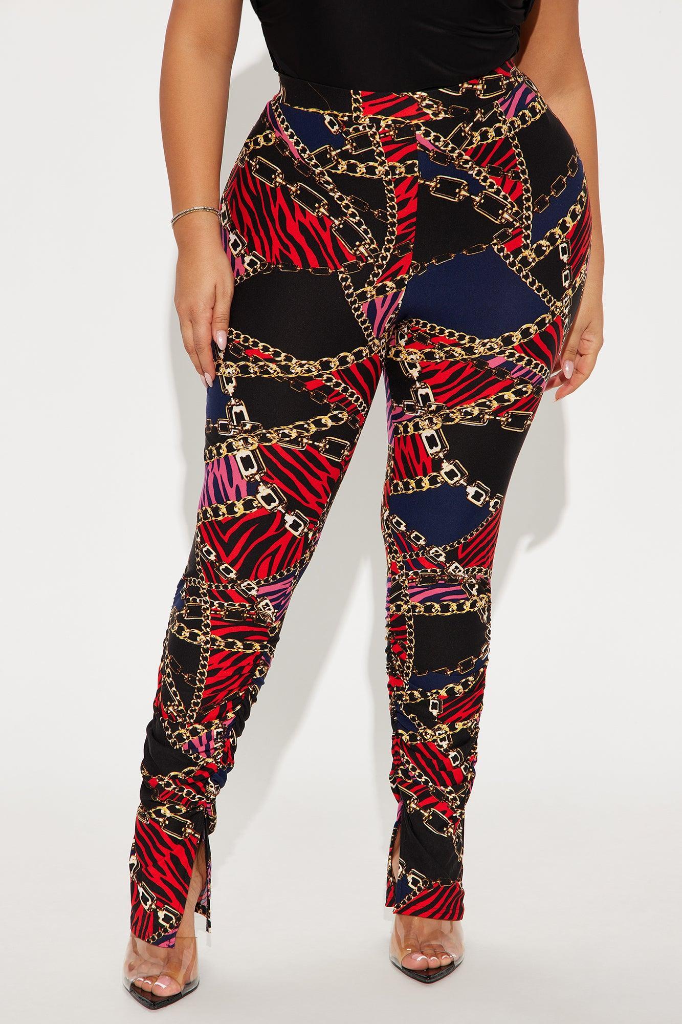 Bree Marie Baroque Stacked Legging - Black/combo Product Image