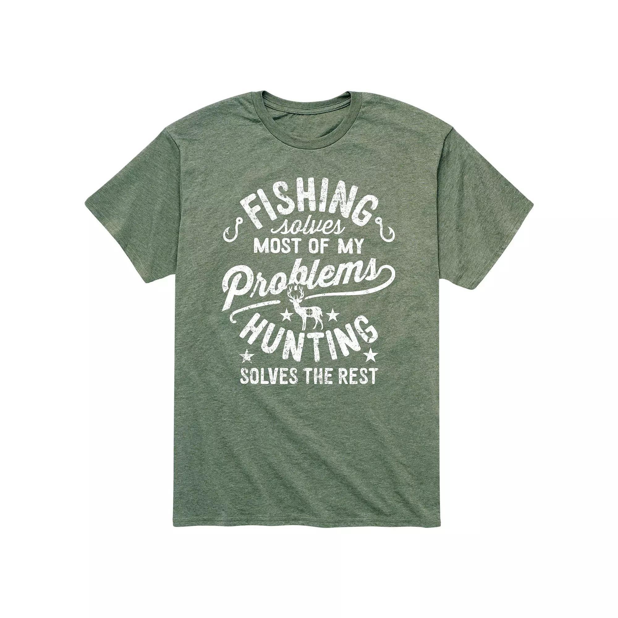 Mens Fishing Solves My Problems Tee Product Image